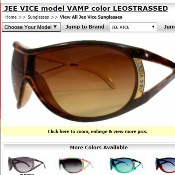 Jee Vice Oversized Designer Sunglasses - Picture 2 of 8